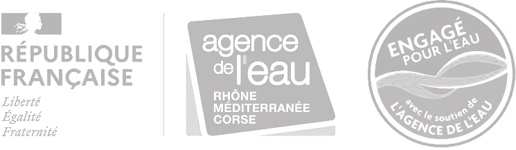 Ce projet a bénéficié du soutien financier de l’agence de l’eau Rhône Méditerranée Corse à hauteur de 12 850 €